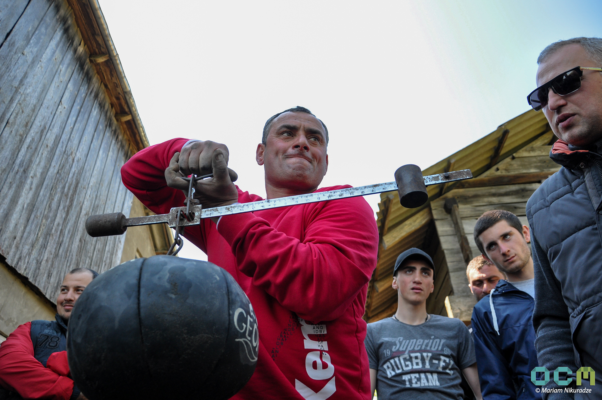 This year the ball weighed 18.1kg. Photo: Mariam Nikuradze/OC Media