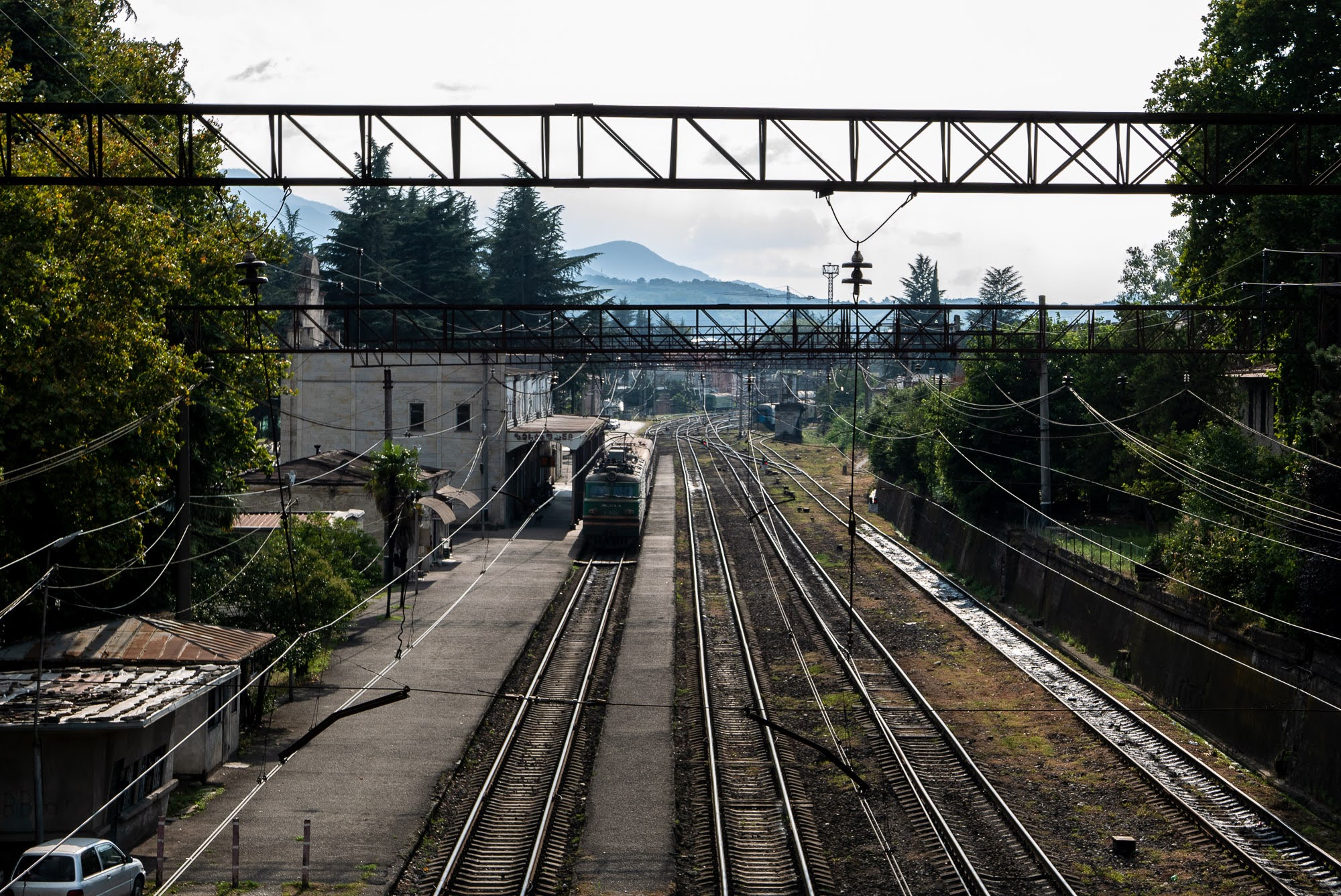 Zestaponi train station. Photo: Mariam Nikuradze/OC Media.